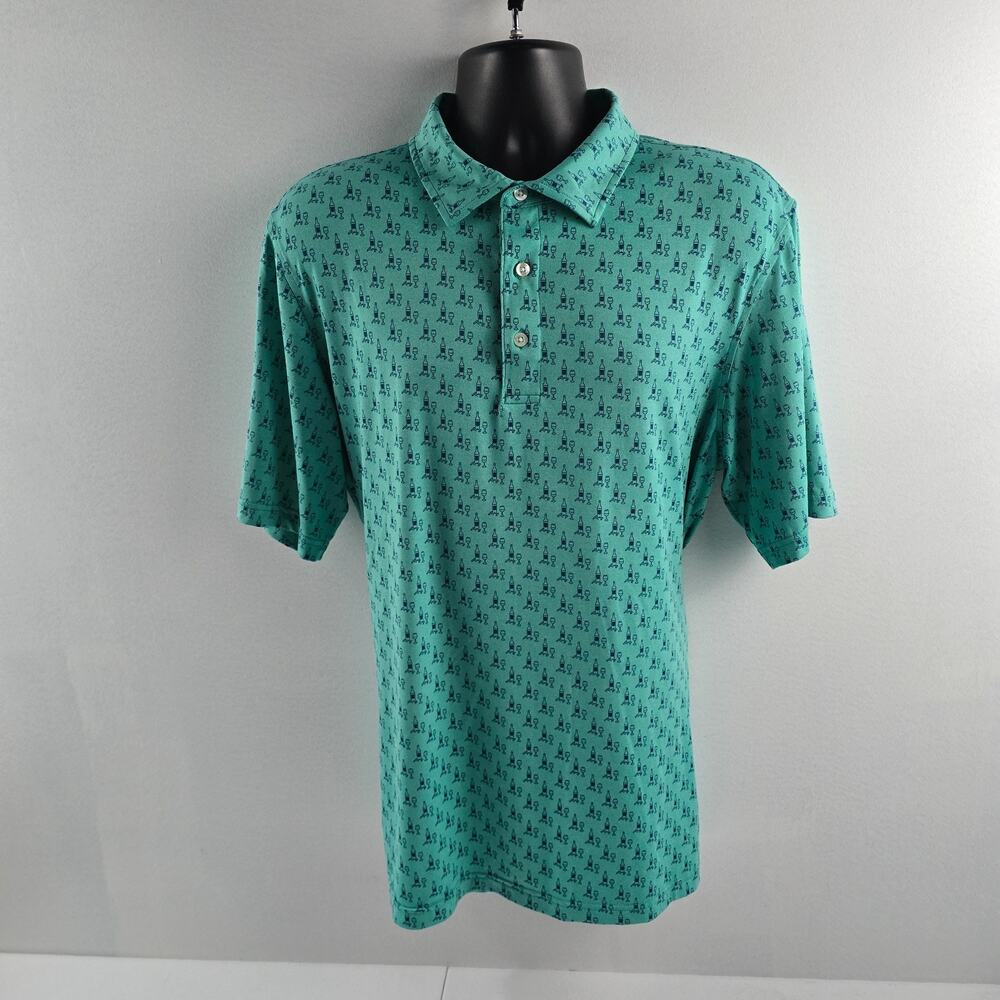 Jim Nantz Vineyard Vines BRRR golff polo shirt‎ L mens 5869